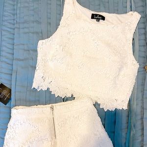 Lulu’s Look at Me Wow Two Piece Skirt Set